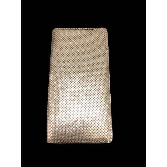 Beautiful Women’s Gold Mesh Folding Card Wallet - Picture 1 of 4